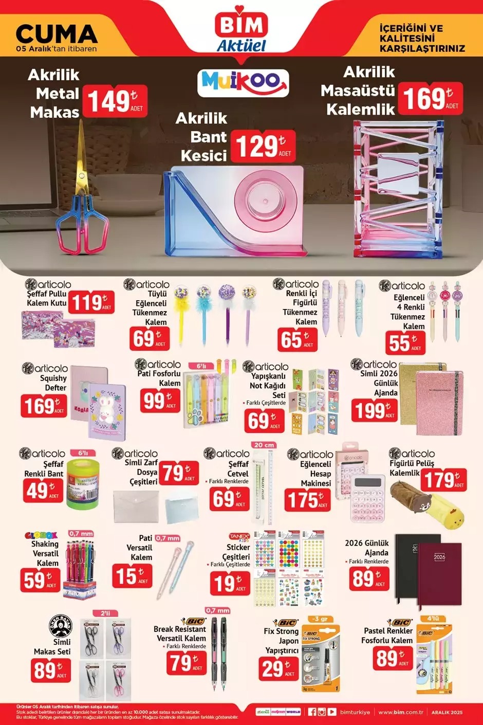 BİM Cuma İndirim Kataloğunu Yayımladı! İşte BİM 28 Kasım 2025 BİM Aktüel Kataloğu... - Resim : 5